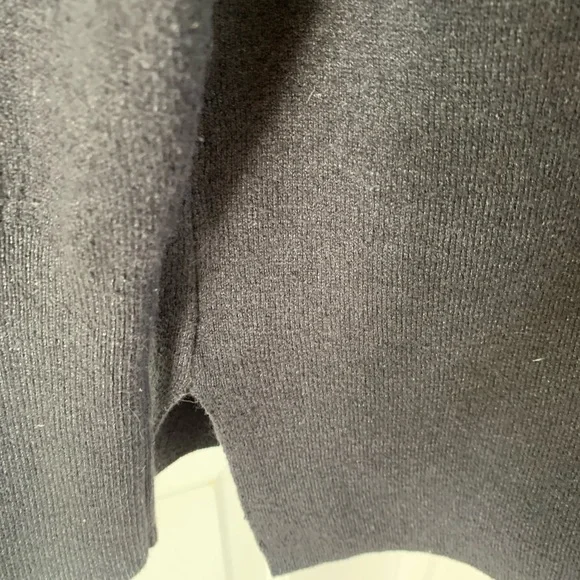 Cynthia Rowley Cotton Blend Gray Cowl Neck Pullover Front Sweater Tunic M - Picture 5 of 8